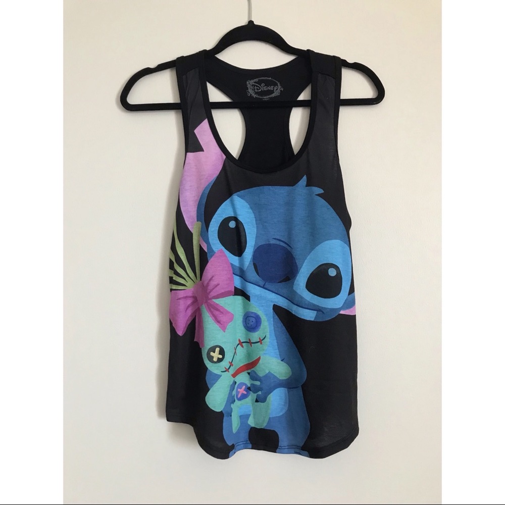 Disney Stitch racerback top size S